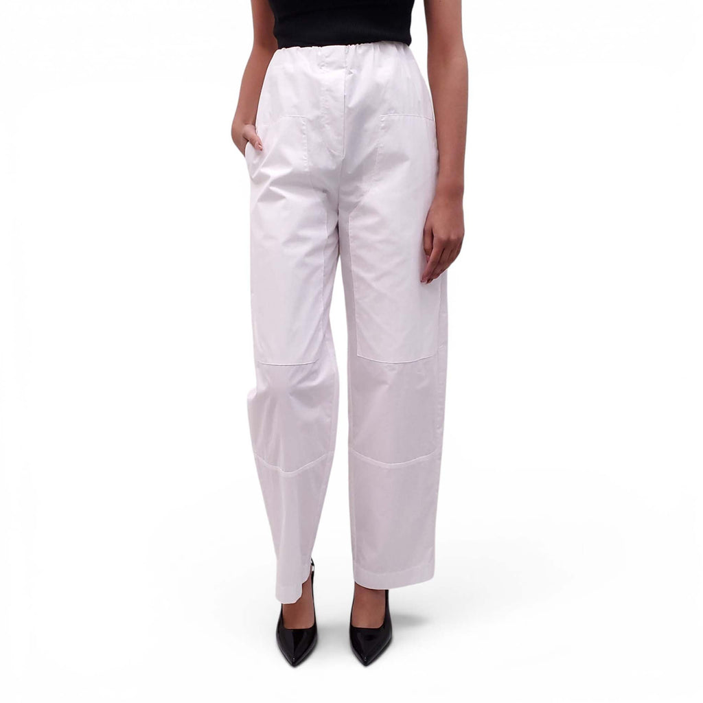 PARIS GEORGIA WHITE LINEN PANTS - SIZE XS