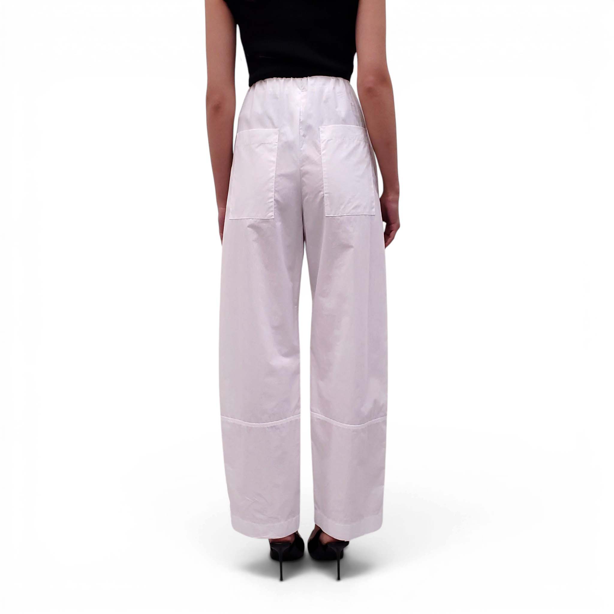 PARIS GEORGIA WHITE LINEN PANTS - SIZE XS