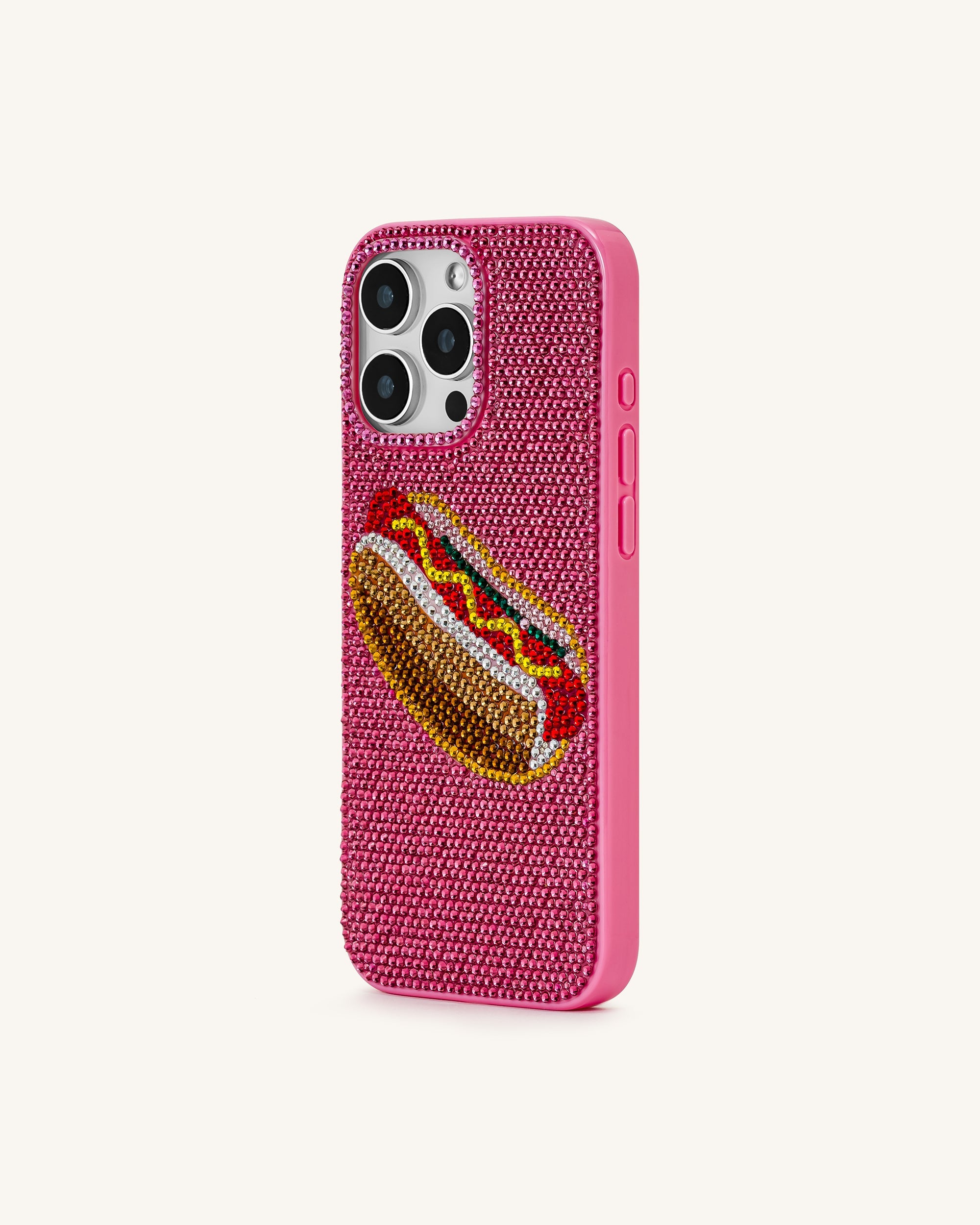 Hot Dog Phone Case - Multicolor Pink