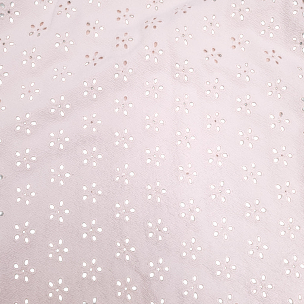 PEONY WHITE EYELET ONE-PIECE SWIMSUIT - SIZE M