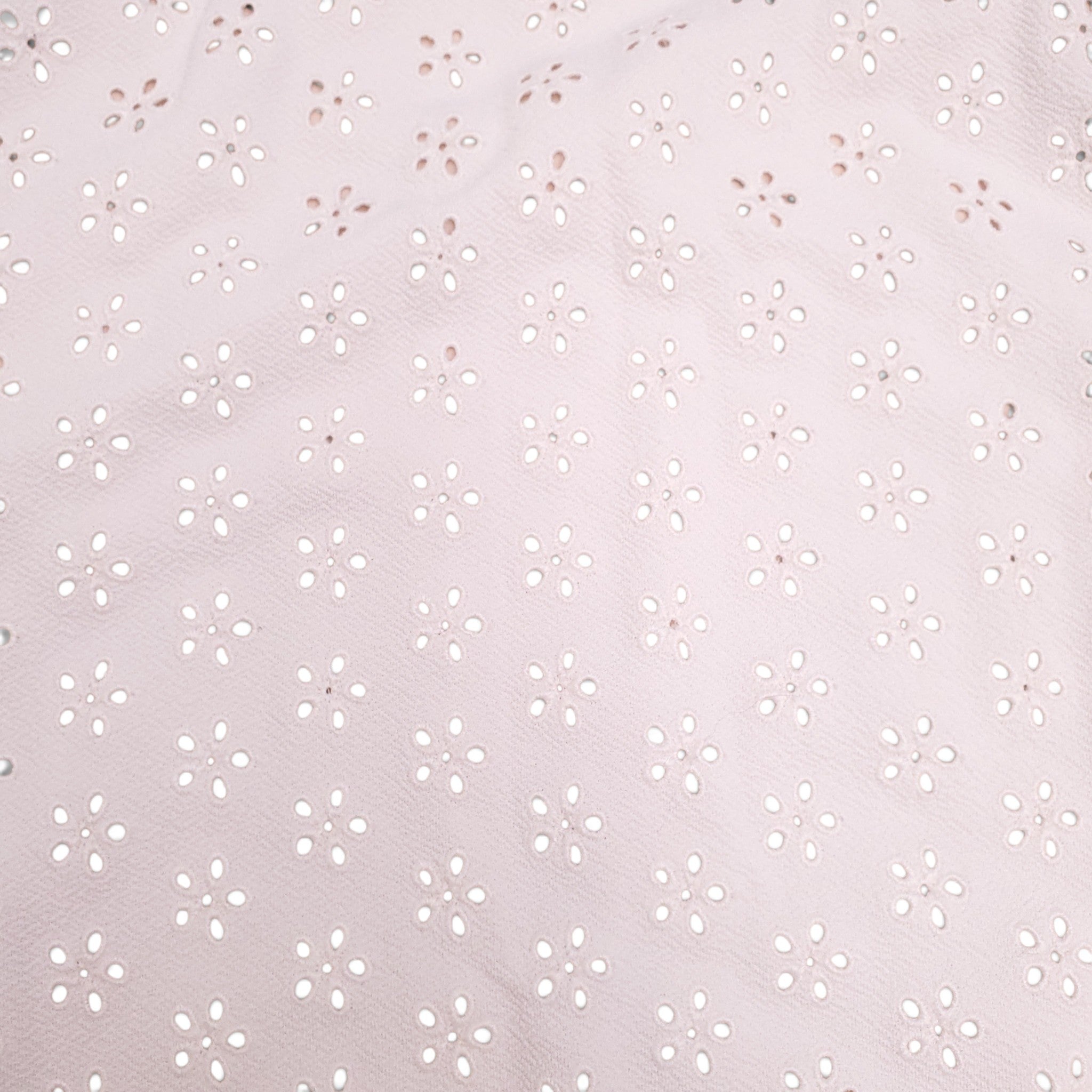 PEONY WHITE EYELET ONE-PIECE SWIMSUIT - SIZE M