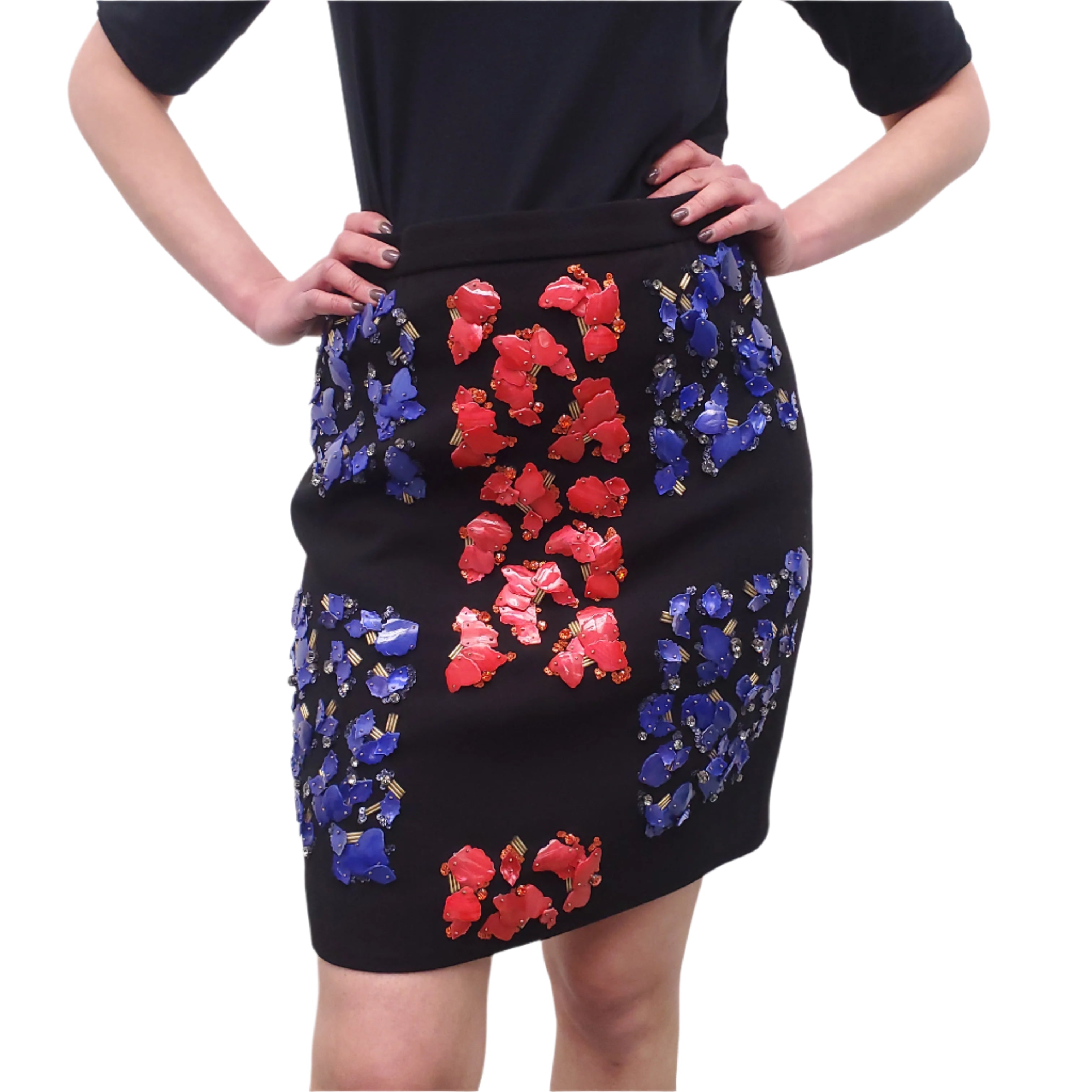 PETER PILOTTO SEQUIN SKIRT - SIZE 10
