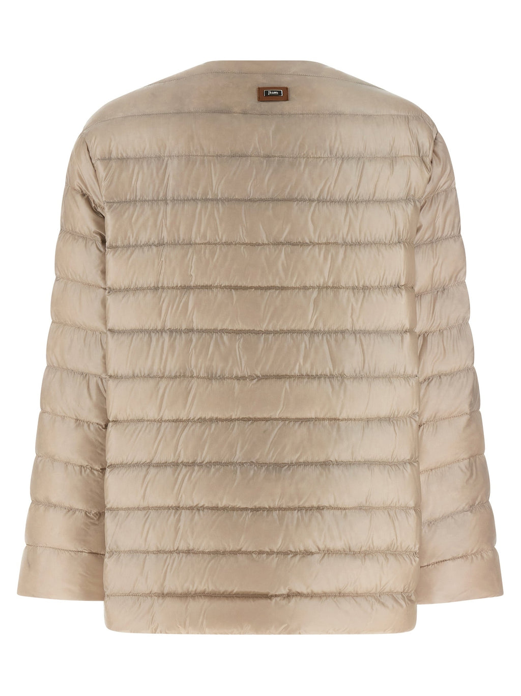 Herno Women Leather Strap Down Jacket