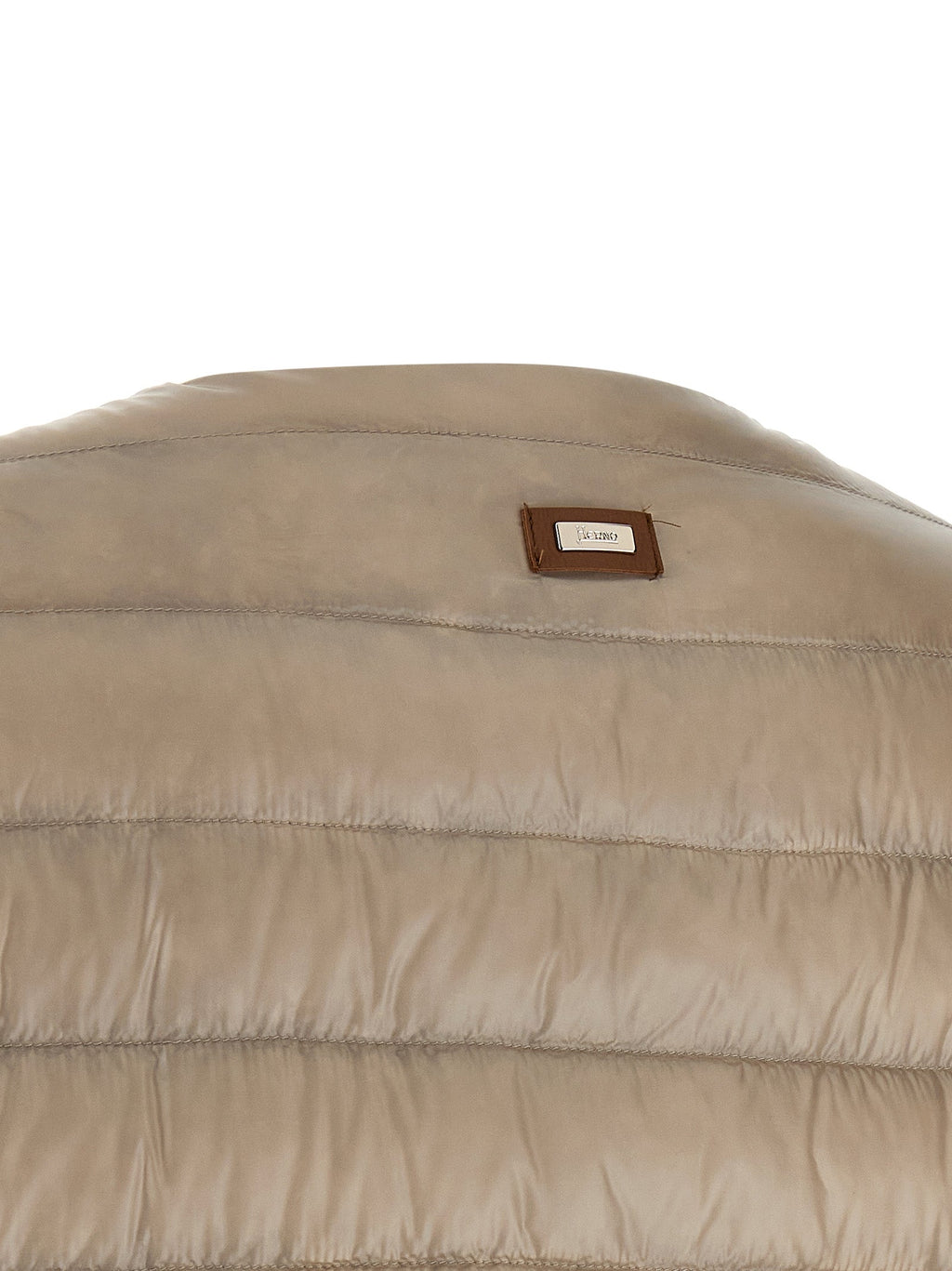 Herno Women Leather Strap Down Jacket