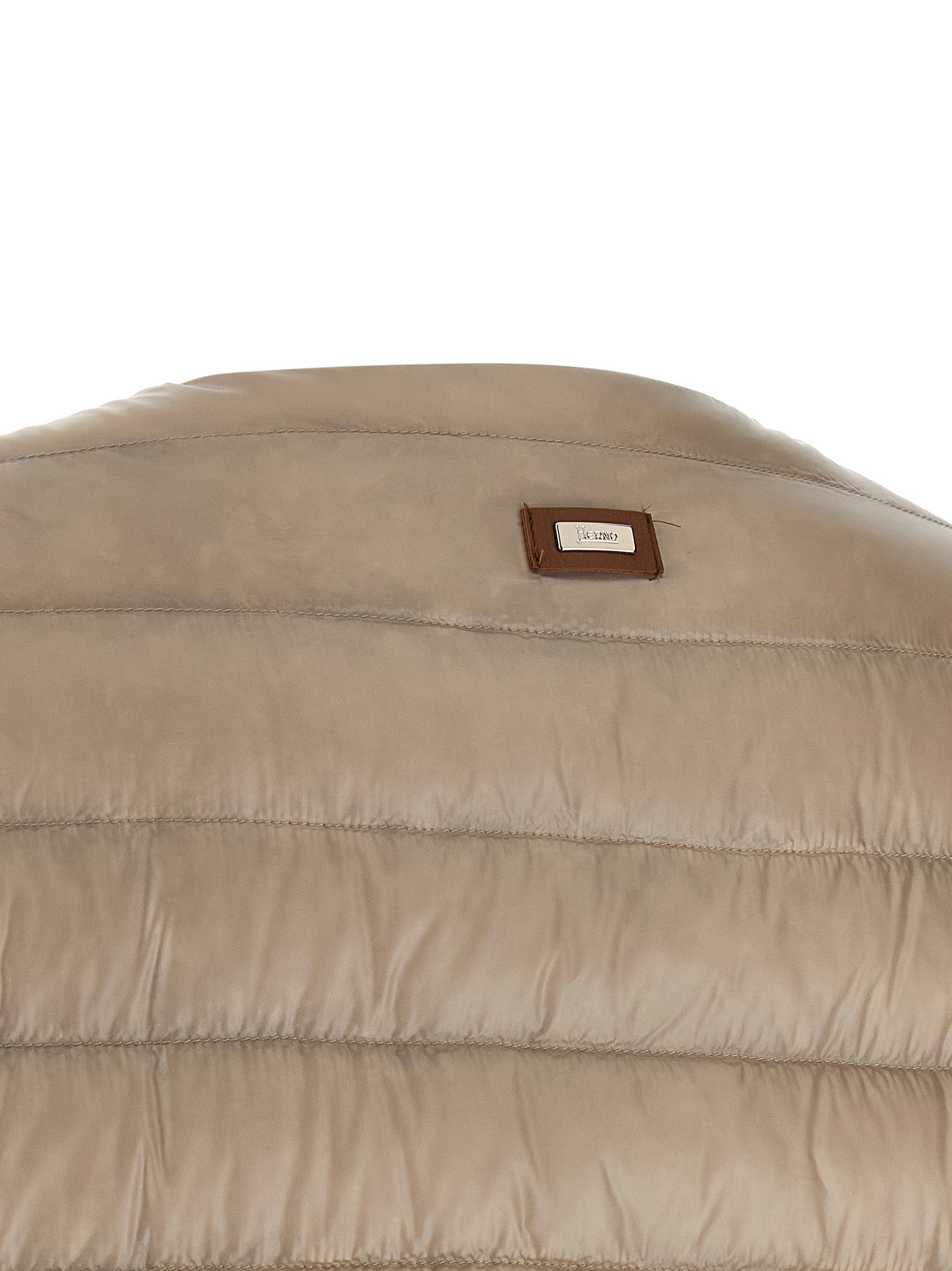Herno Women Leather Strap Down Jacket