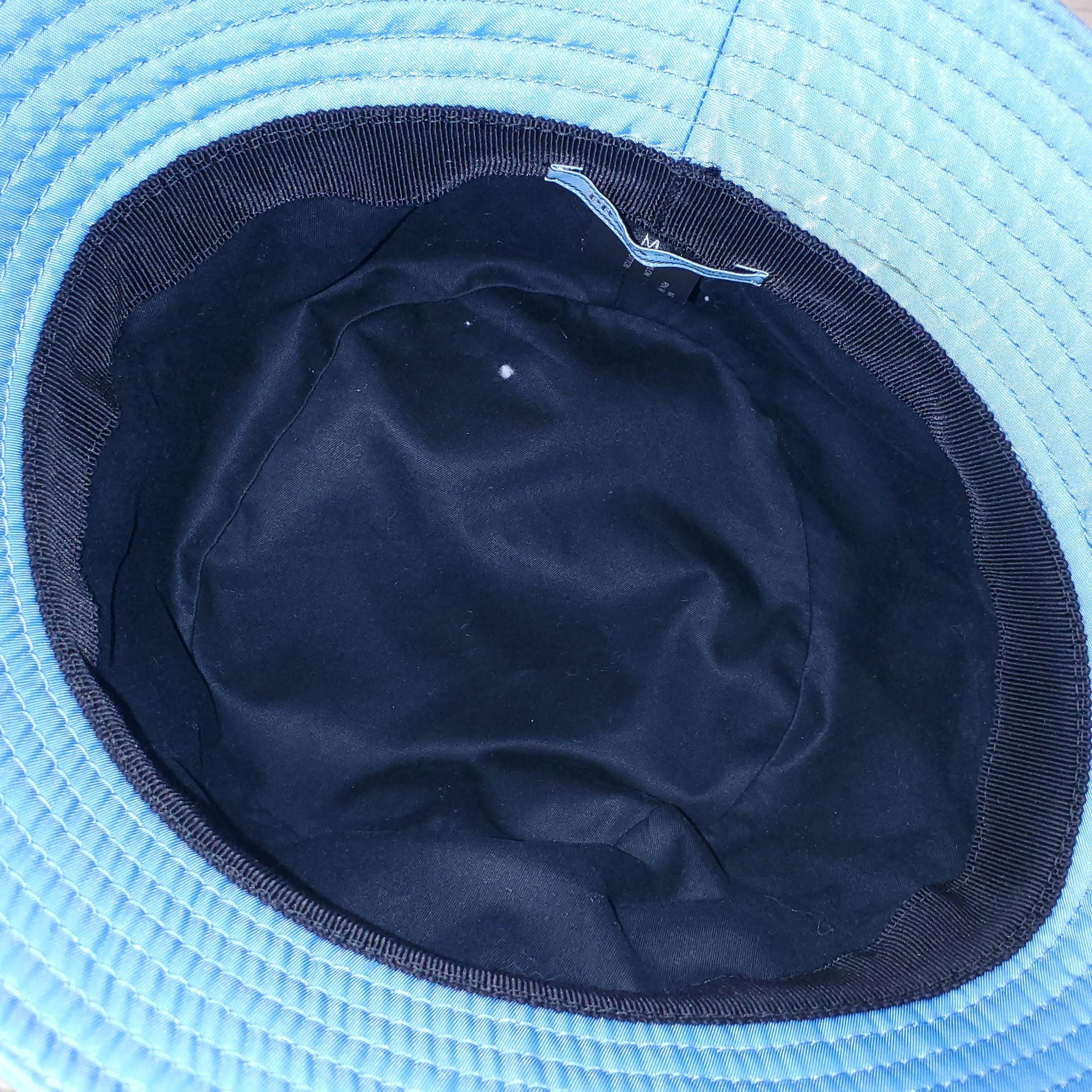 PRADA BABY BLUE RE-EDITION NYLON BUCKET HAT- SIZE M