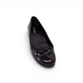 PRADA BLACK PATENT FLATS - SIZE 39