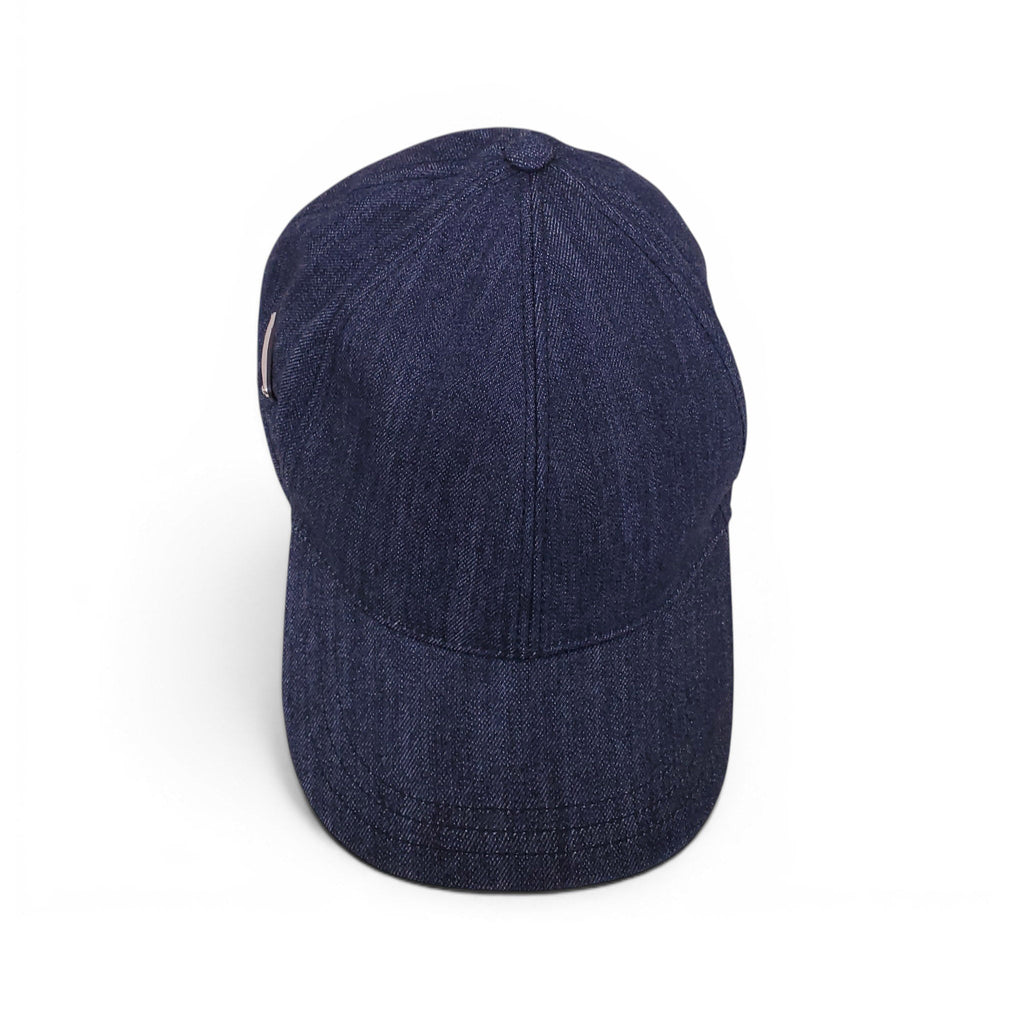 PRADA DENIM BASEBALL HAT - SIZE L