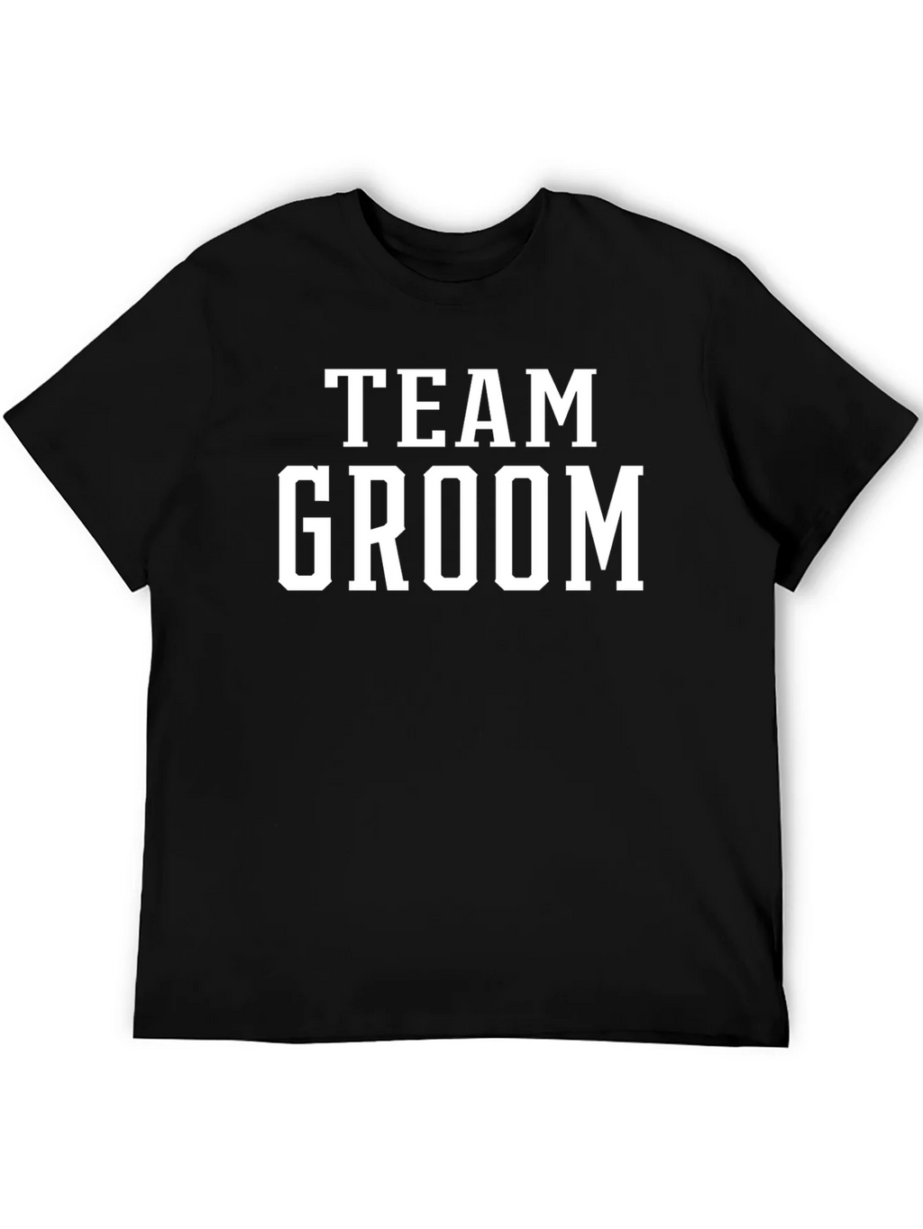 Team Groom Black T-Shirt