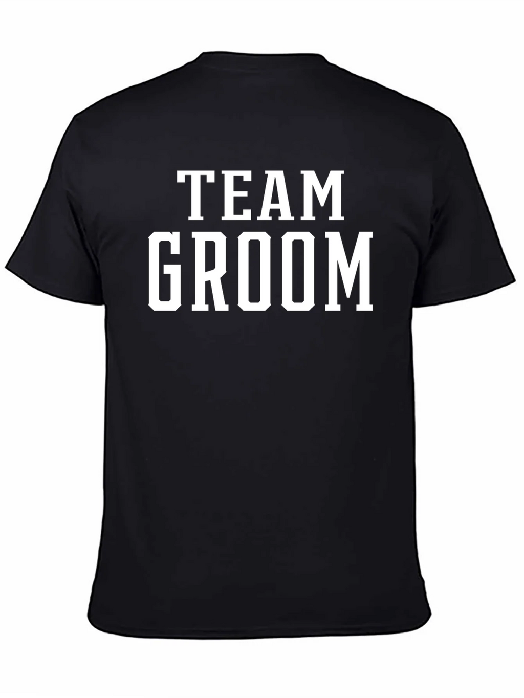 Team Groom Black T-Shirt