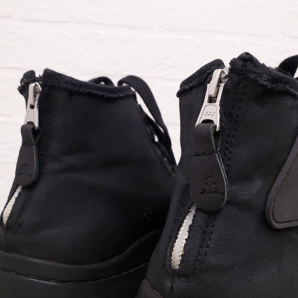 R13 BLACK 'KURT' HIGH TOP SNEAKERS - SIZE 11
