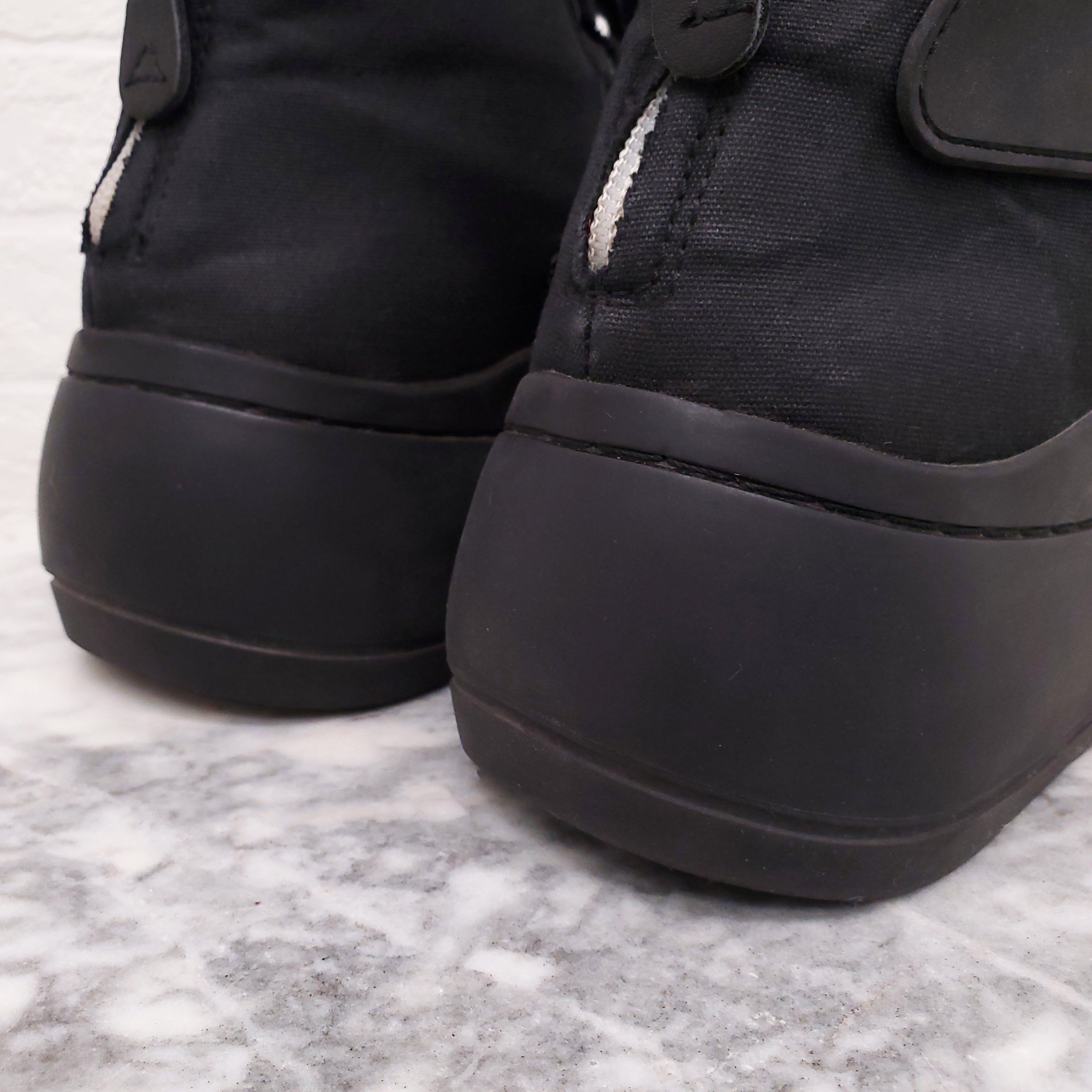 R13 BLACK 'KURT' HIGH TOP SNEAKERS - SIZE 11