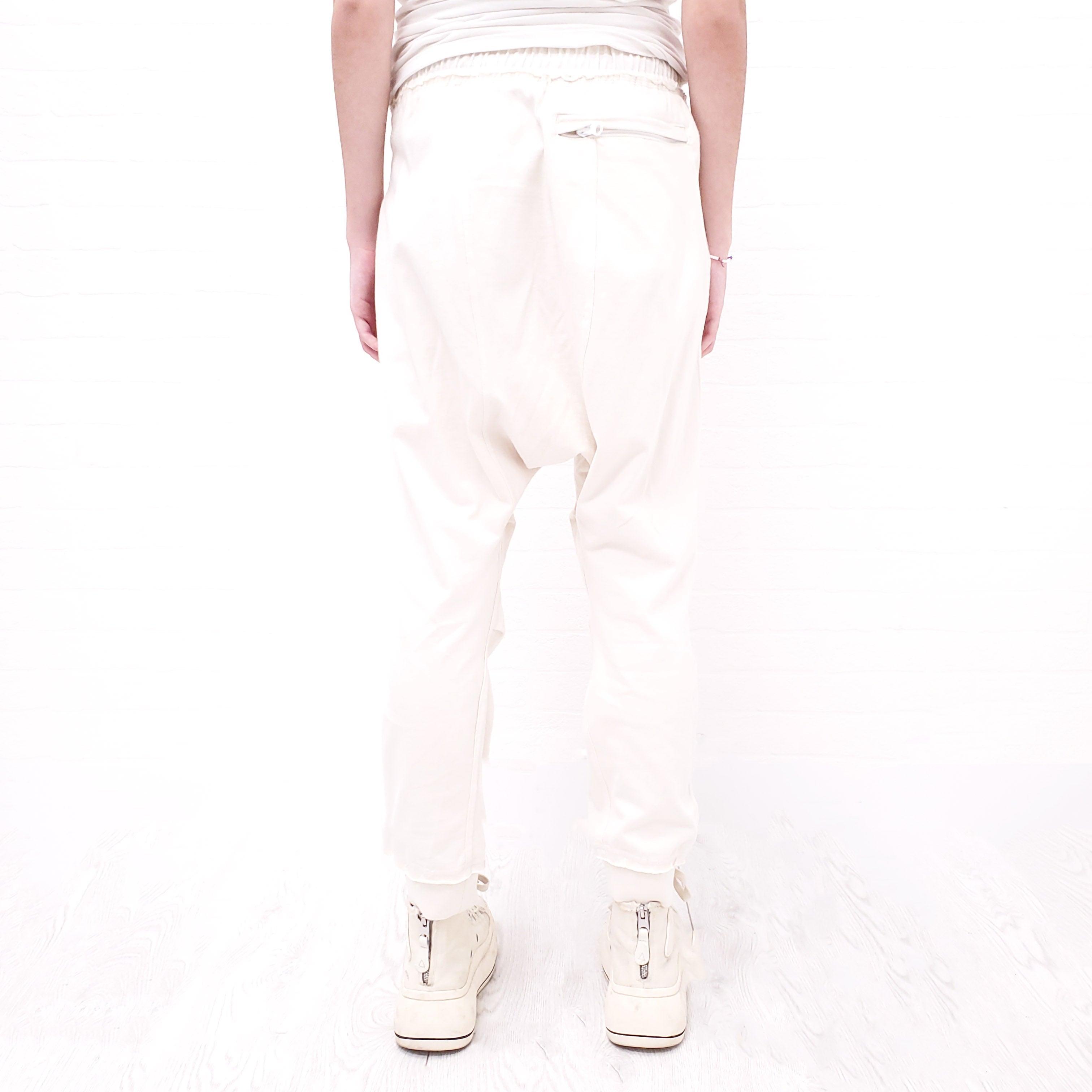 R13 CREAM HAREM SWEATPANTS - SIZE XS