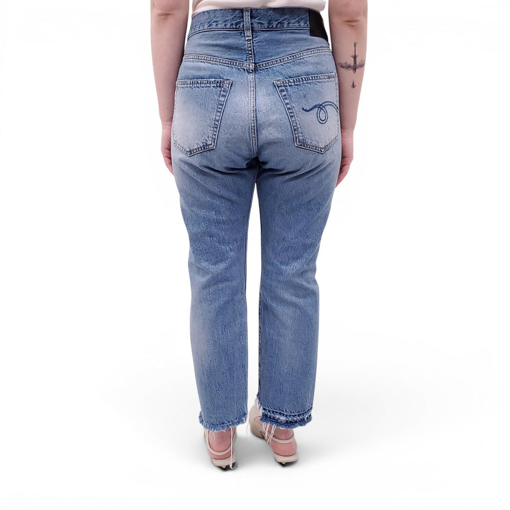 R13 CROSSOVER JEANS - SIZE 24