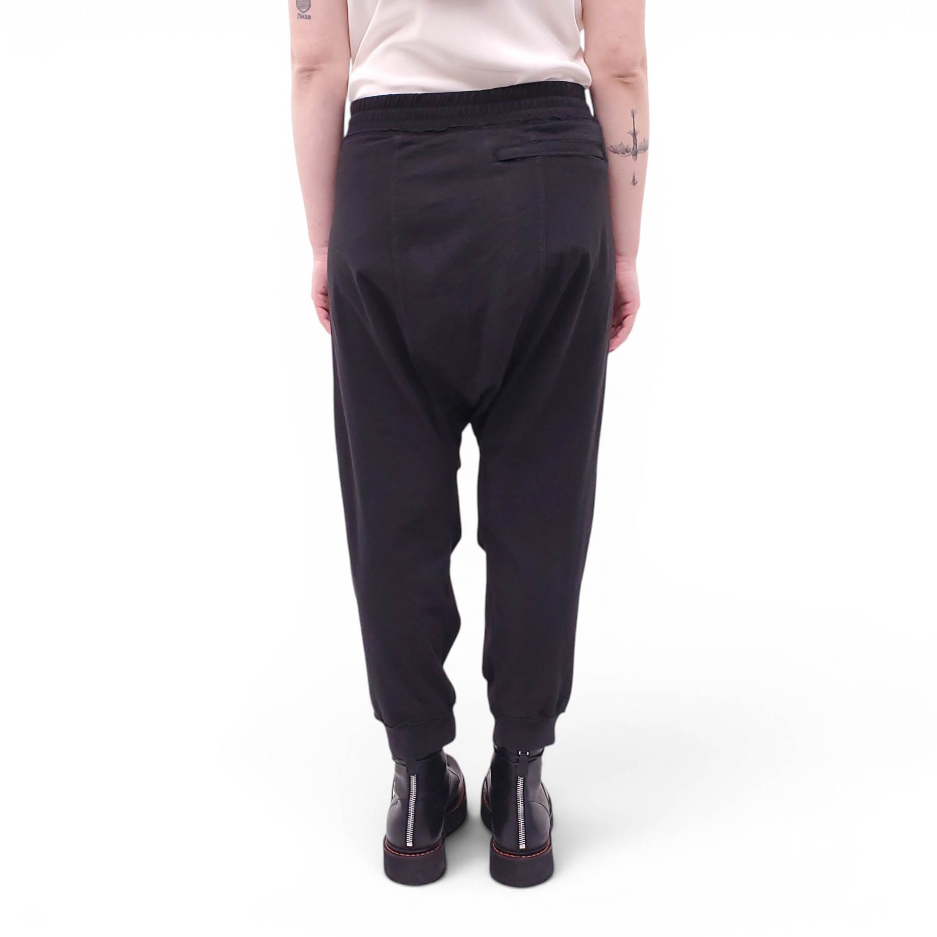 R13 HAREM PANTS WITH LEOPARD TIE DETAIL - SIZE S