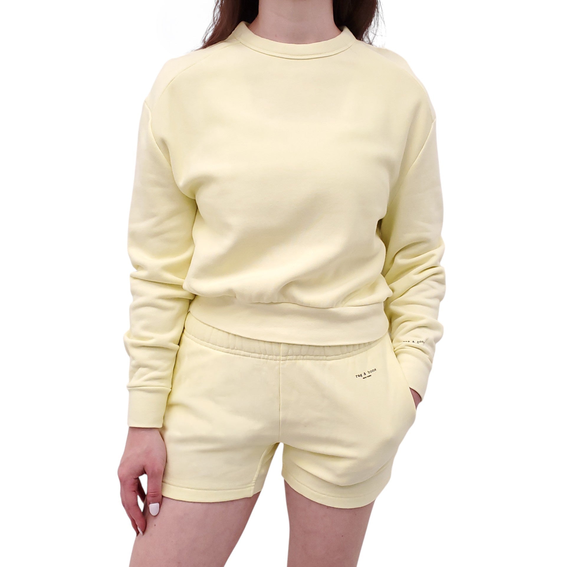 RAG & BONE YELLOW SHORTS SET - SIZE XS