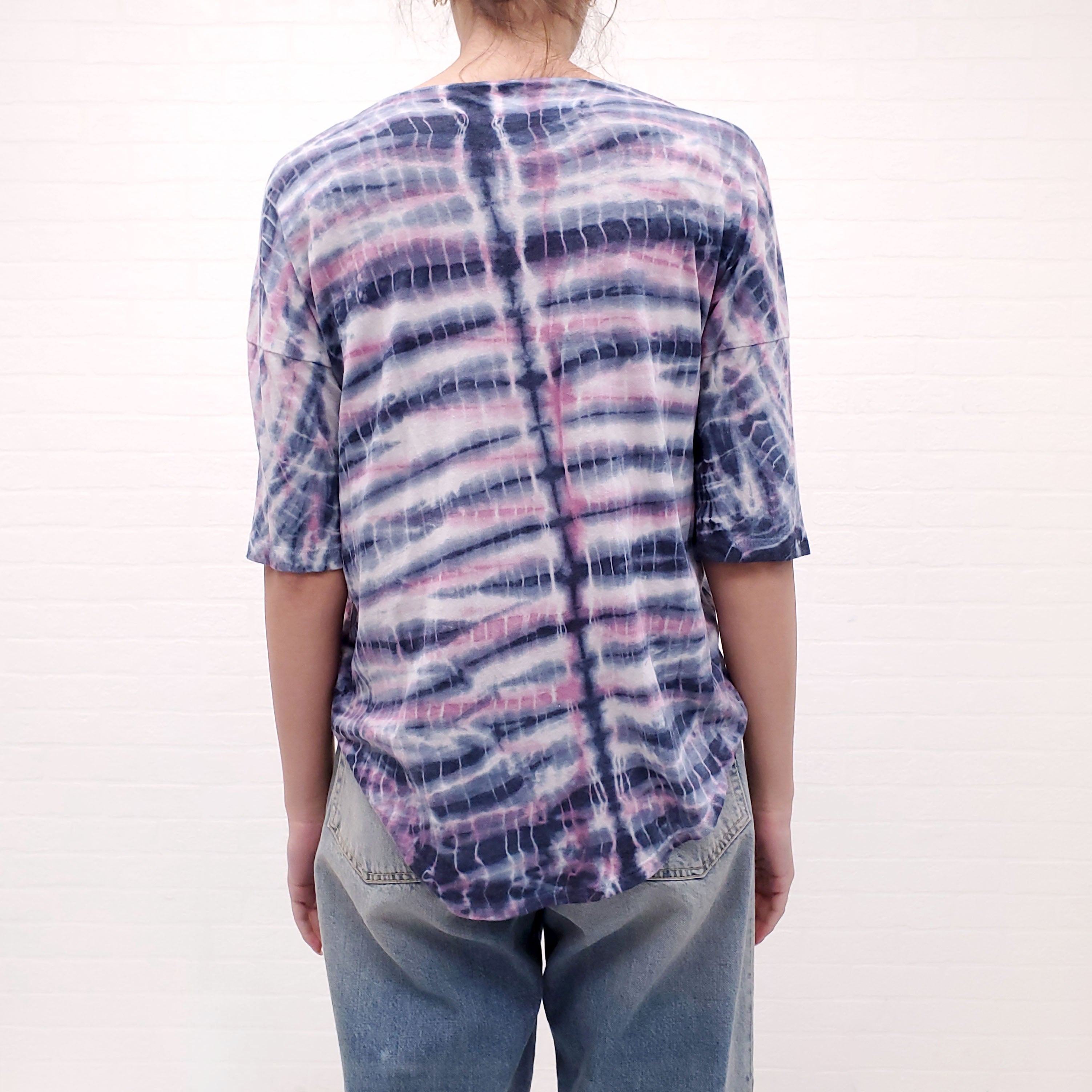RAQUEL ALLEGRA SHORT SLEEVE TIE DYE T-SHIRT - SIZE 3 (L)