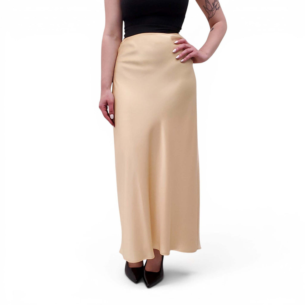 REFORMATION SATIN 'LAYLA' SKIRT - SIZE 10
