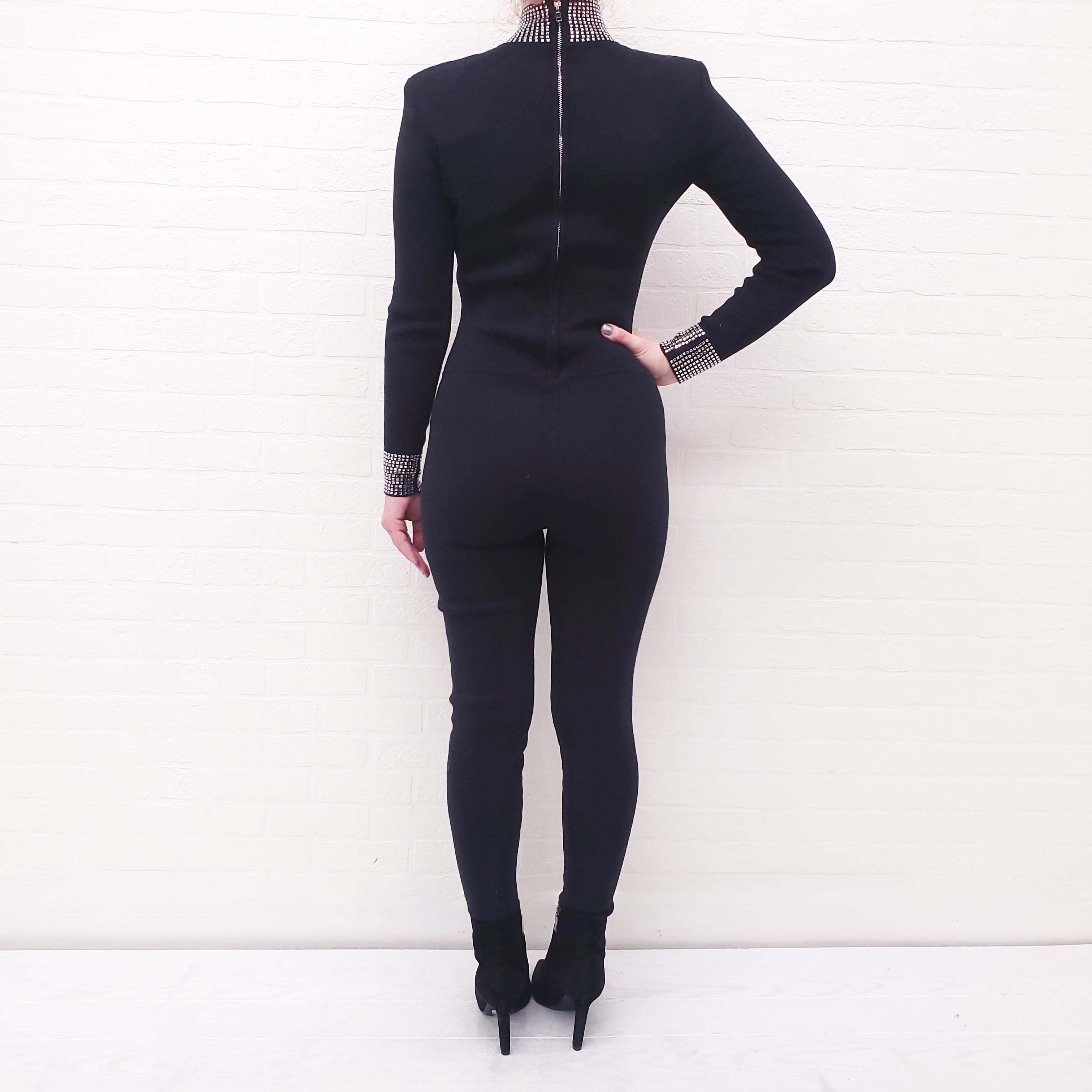 RETROFETE LEANNE EMBELLISHED JUMPSUIT - SIZE S