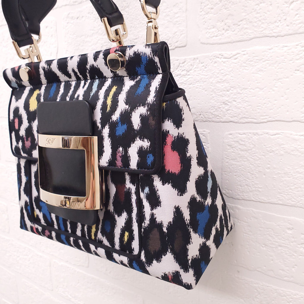 ROGER VIVIER BOWELS BAG WITH SEQUIN CROSSBODY STRAP