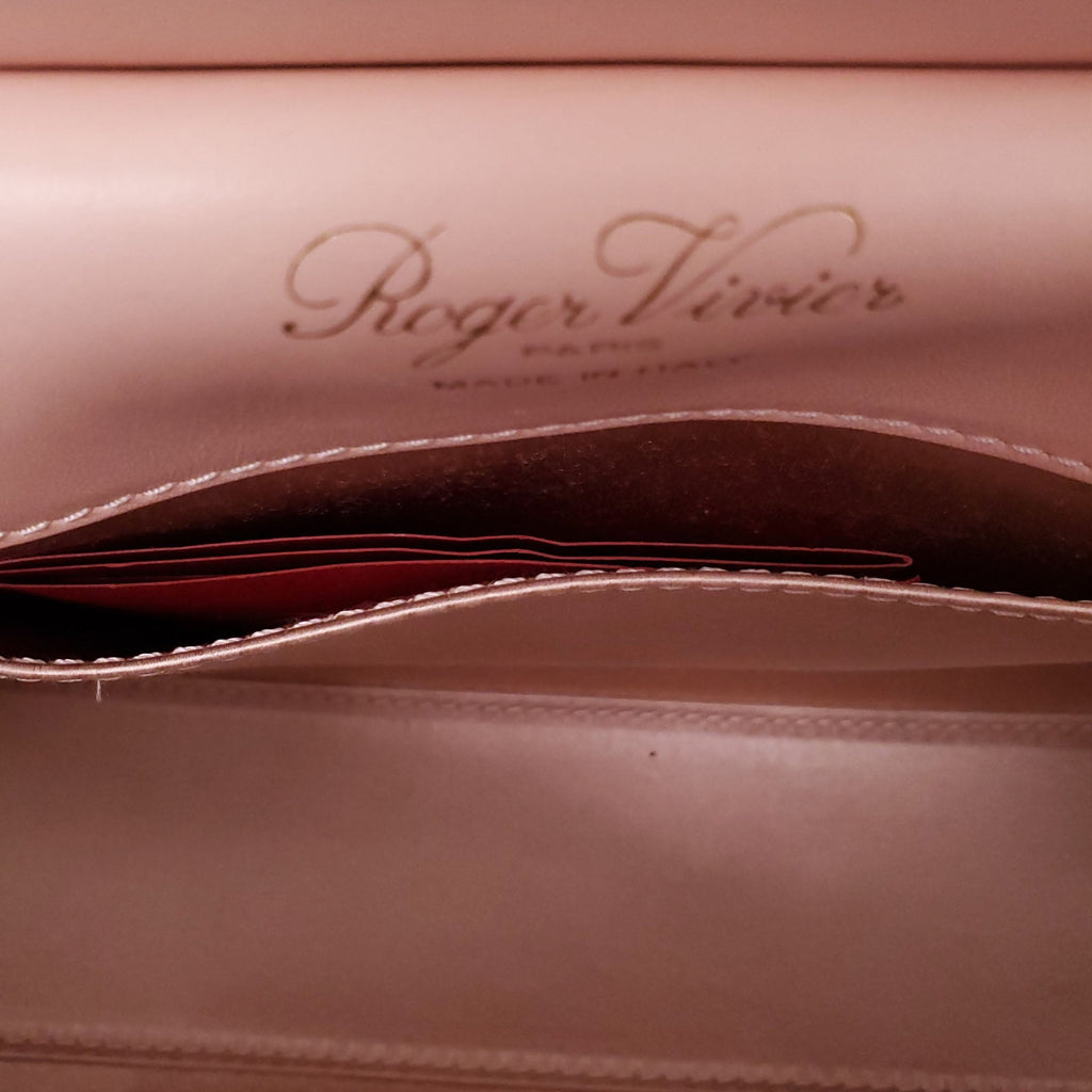 ROGER VIVIER VELVET CRYSTAL EVENING BAG