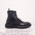 ROGER VIVIER 'CHELSEA VIV' LEATHER ANKLE BOOTS - SIZE 36.5