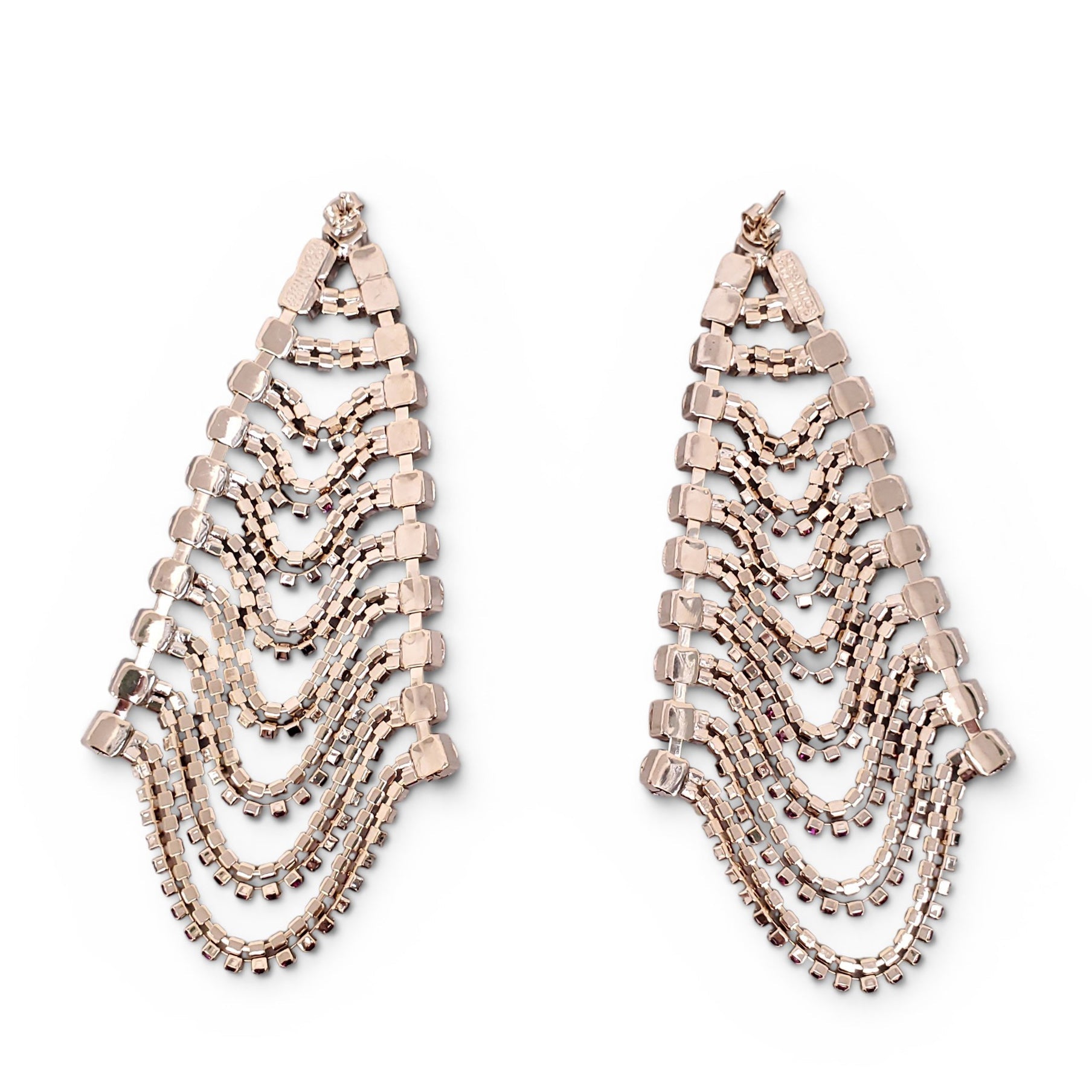 ROSANTICA CRYSTAL DROP EARRINGS