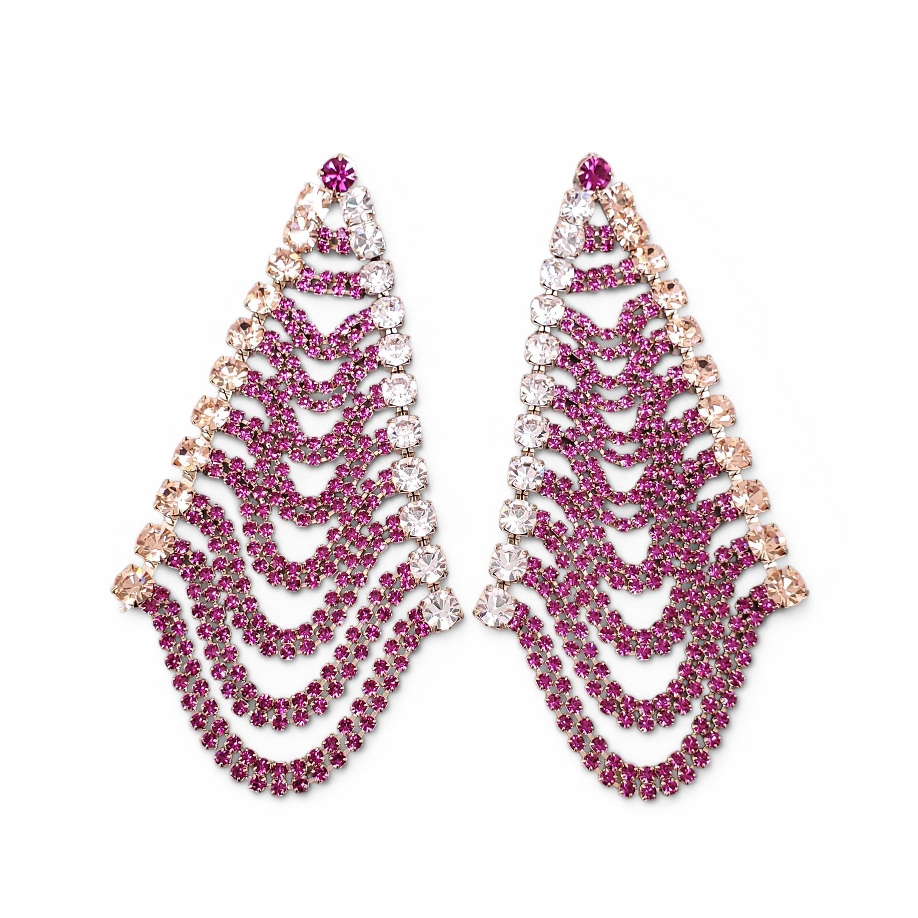 ROSANTICA CRYSTAL DROP EARRINGS