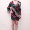 ROTATE  'PALOMA' MULTI COLOUR SEQUIN DRESS - SIZE 34