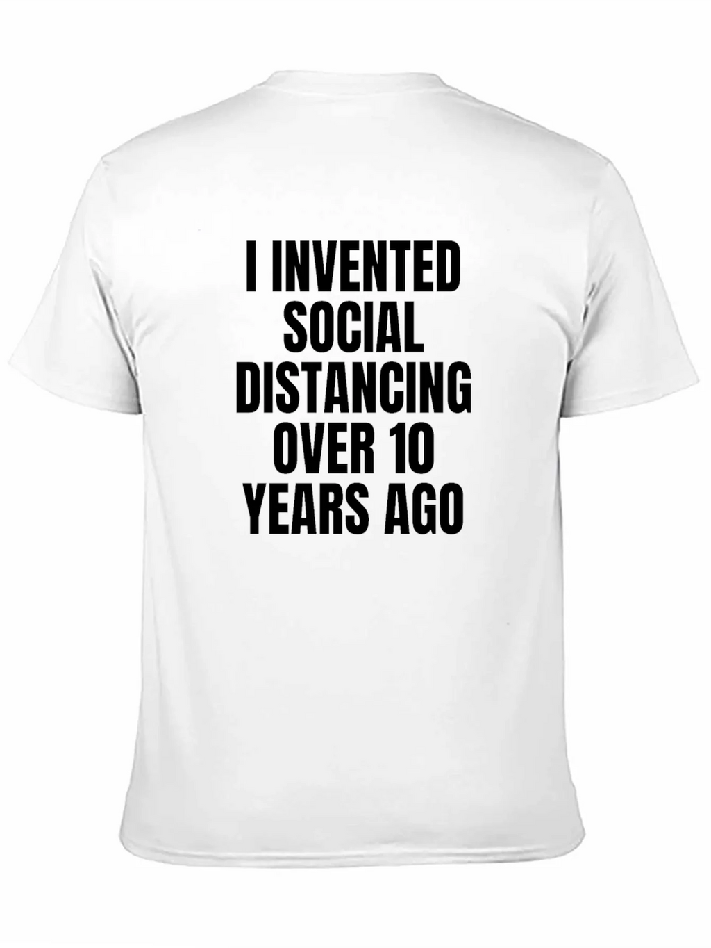 Social Distancing Inventor Black T-Shirt