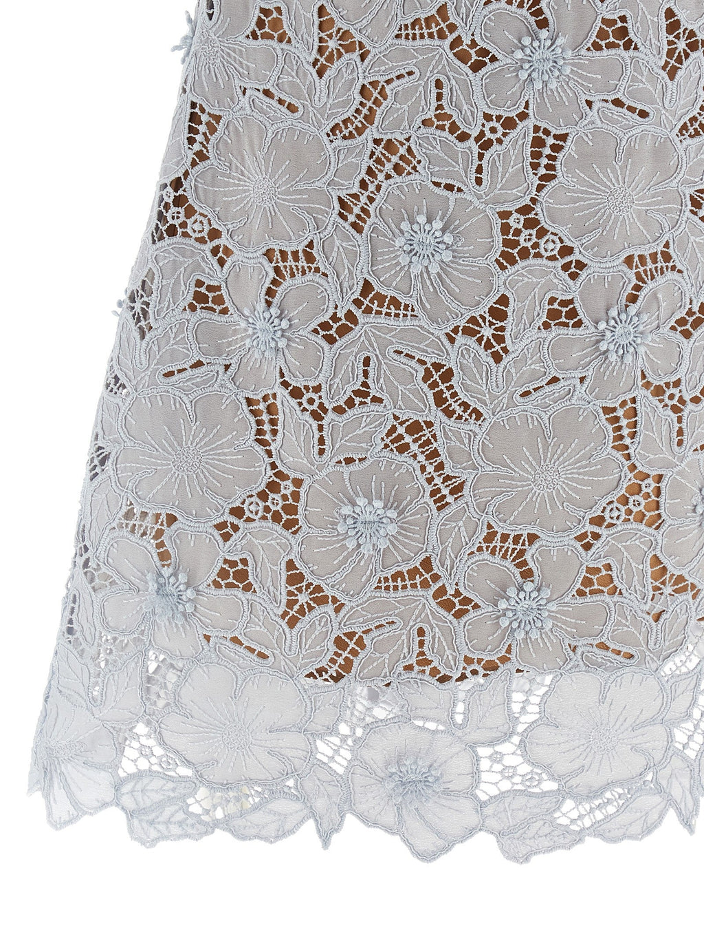Self Portrait Women 'Blue Guipure Lace Mini' Dress