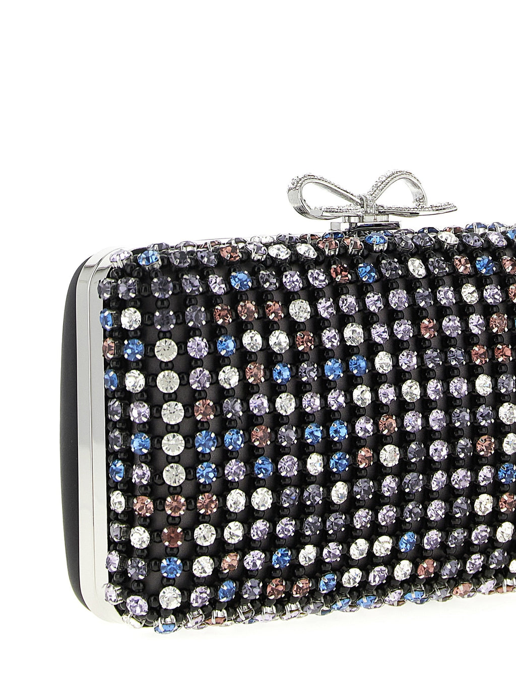 Self Portrait Women 'Multi Crystal Chainmail' Clutch