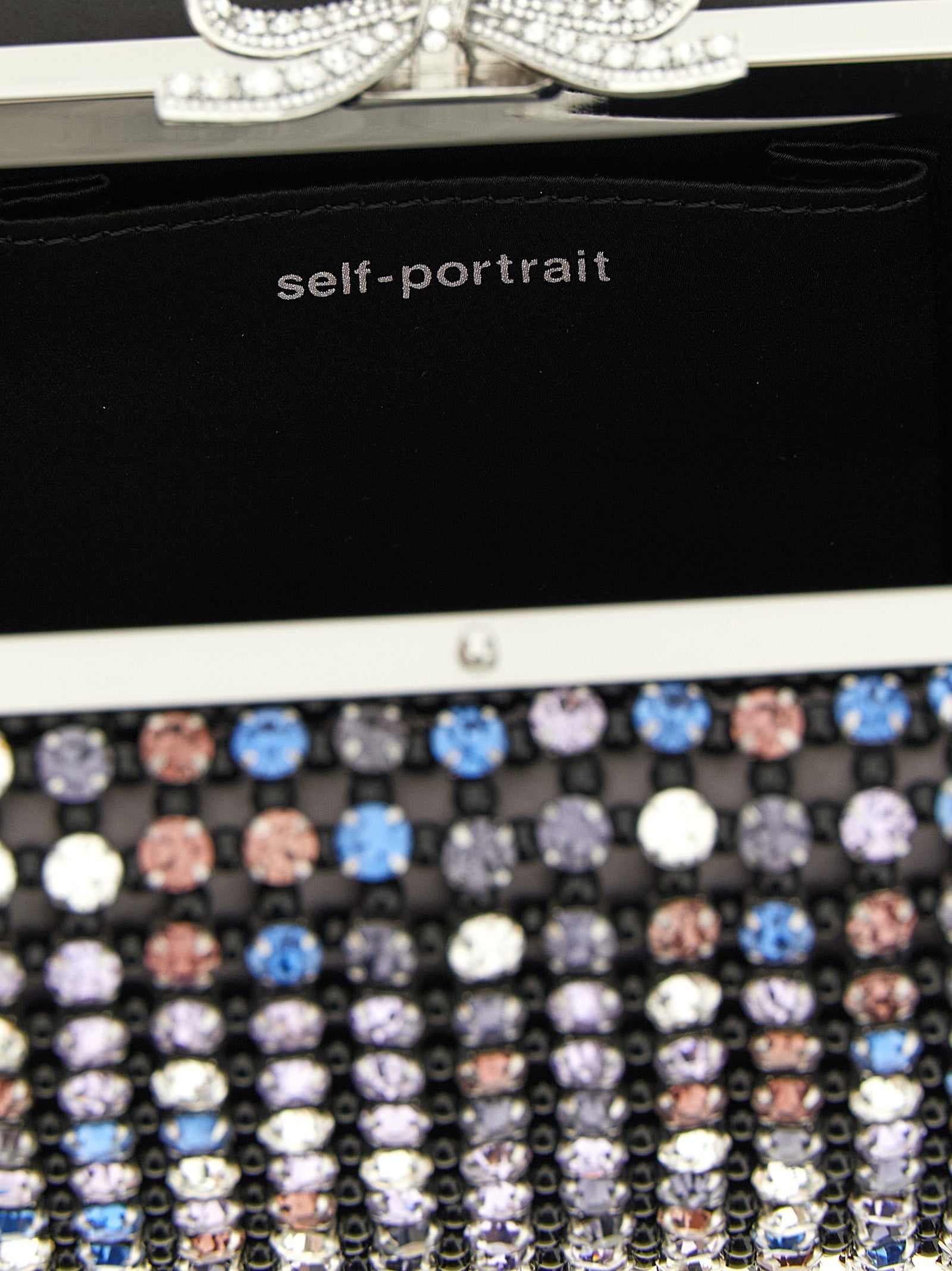 Self Portrait Women 'Multi Crystal Chainmail' Clutch