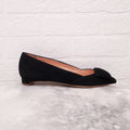RUPERT SANDERSUN SUEDE BALLERINA FLATS - SIZE 35.5