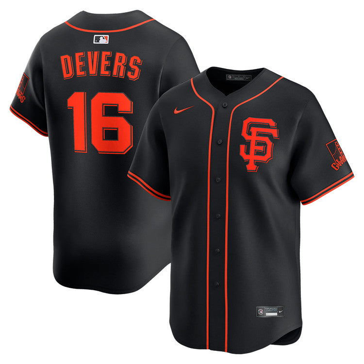 Rafael Devers San Francisco Giants Alternate Limited Jersey - Black