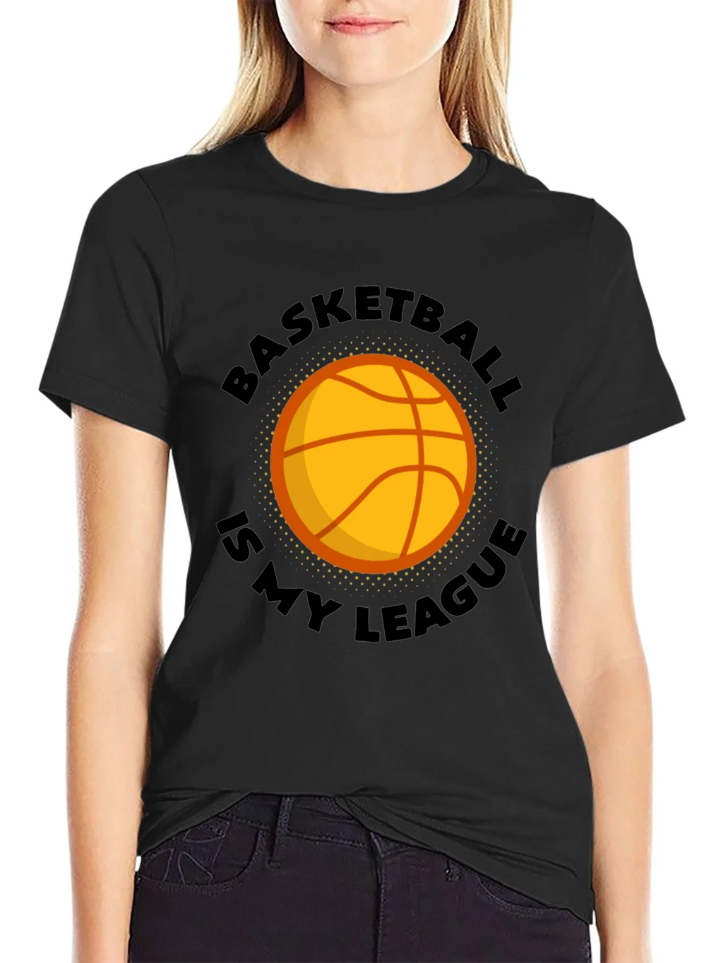 Basketball Is My League Graphic T-Shirt