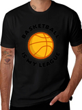 Basketball Is My League Graphic T-Shirt