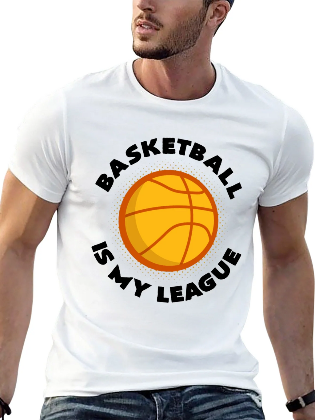 Basketball Is My League Graphic T-Shirt