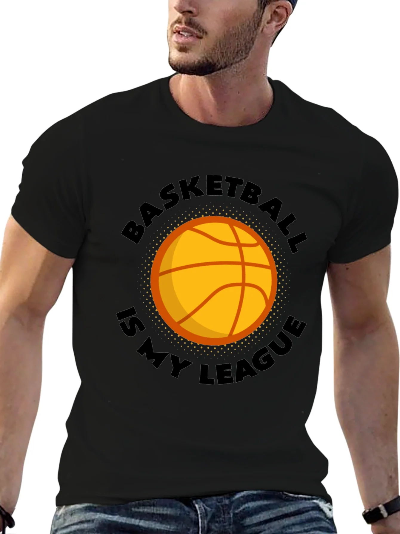 Basketball Is My League Graphic T-Shirt