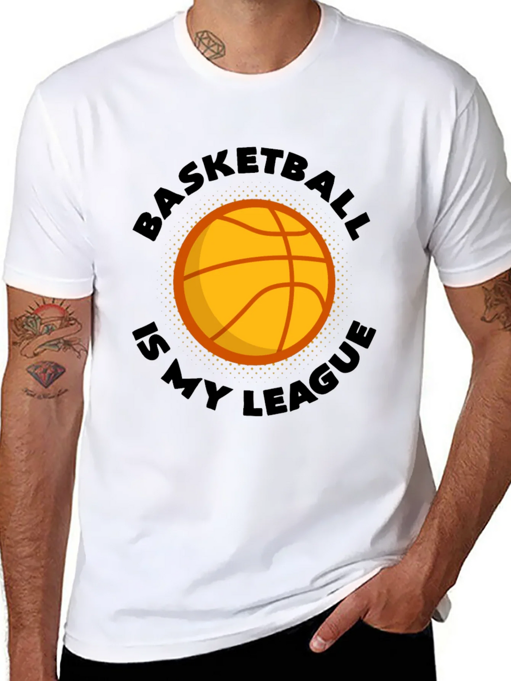 Basketball Is My League Graphic T-Shirt