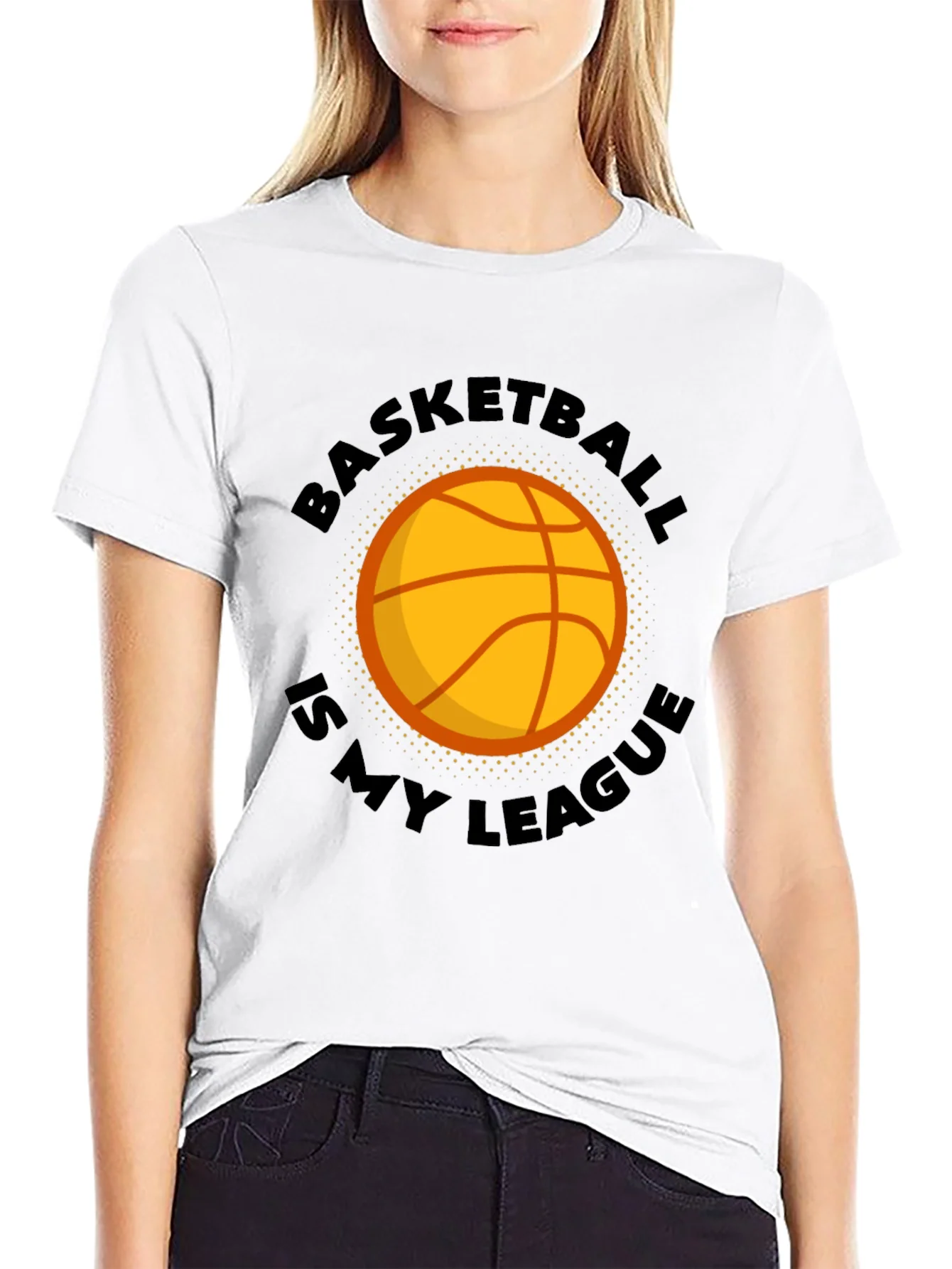 Basketball Is My League Graphic T-Shirt