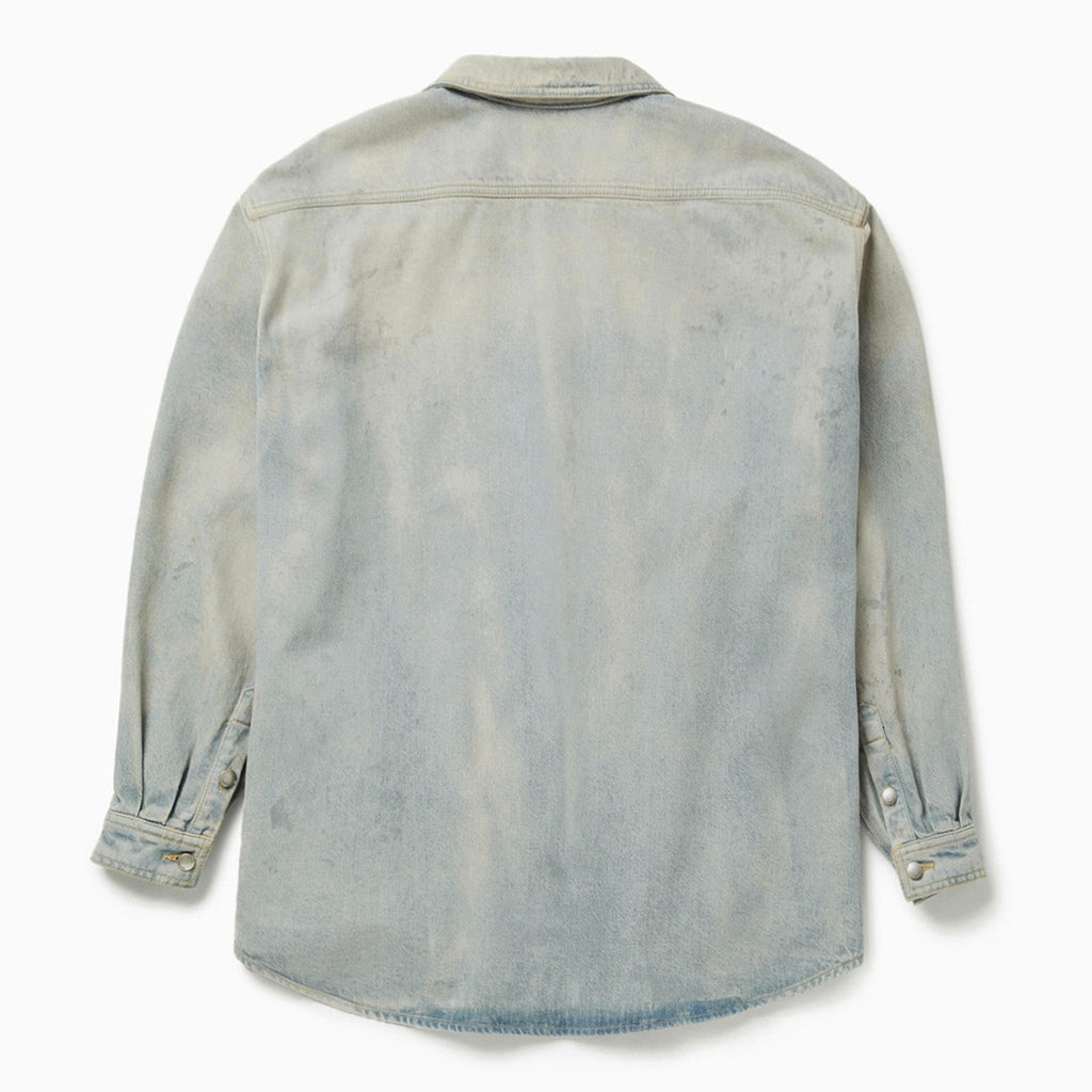 1989 Studio Light Blue Denim Overshirt Men