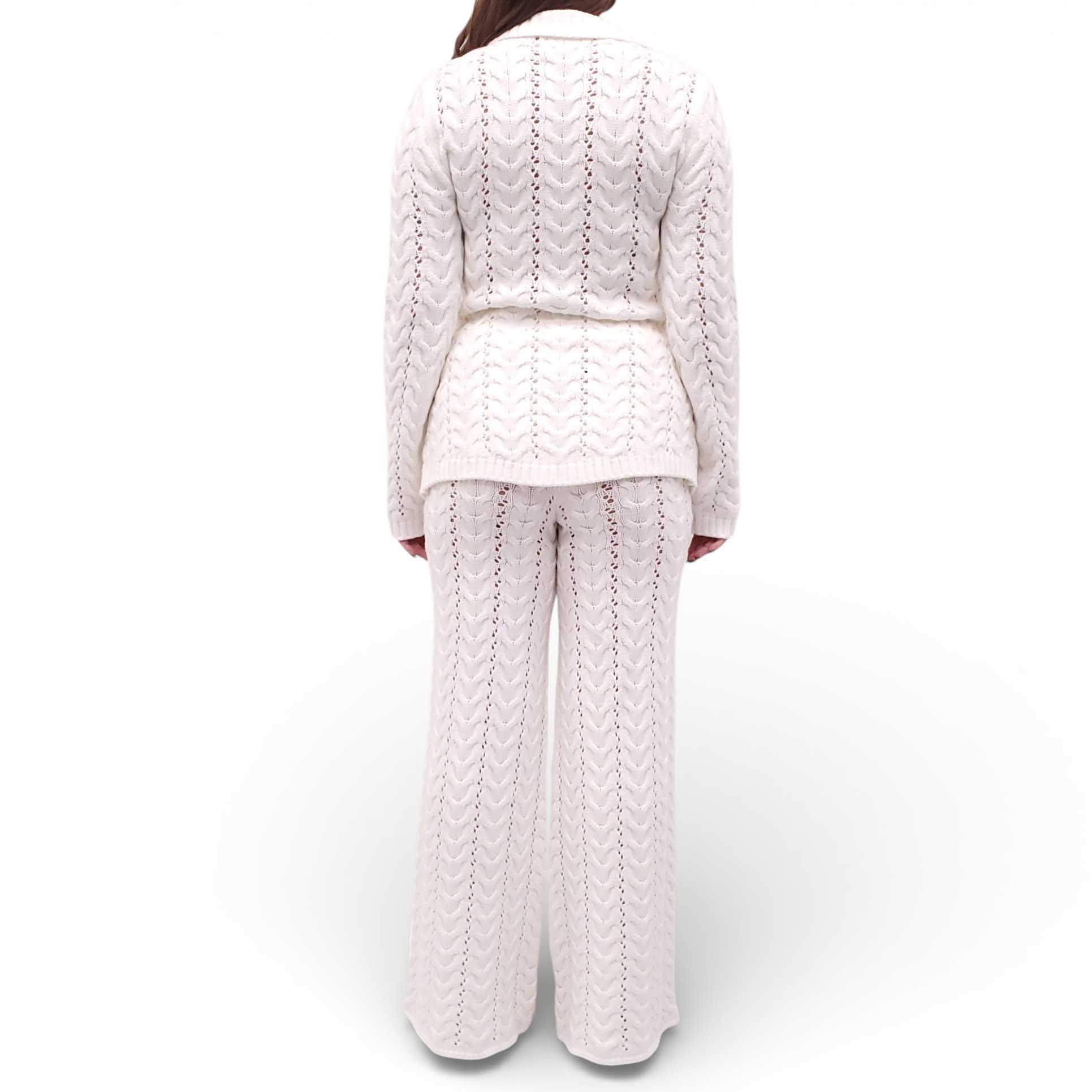 SABO WHITE KNIT SET - SIZE 4