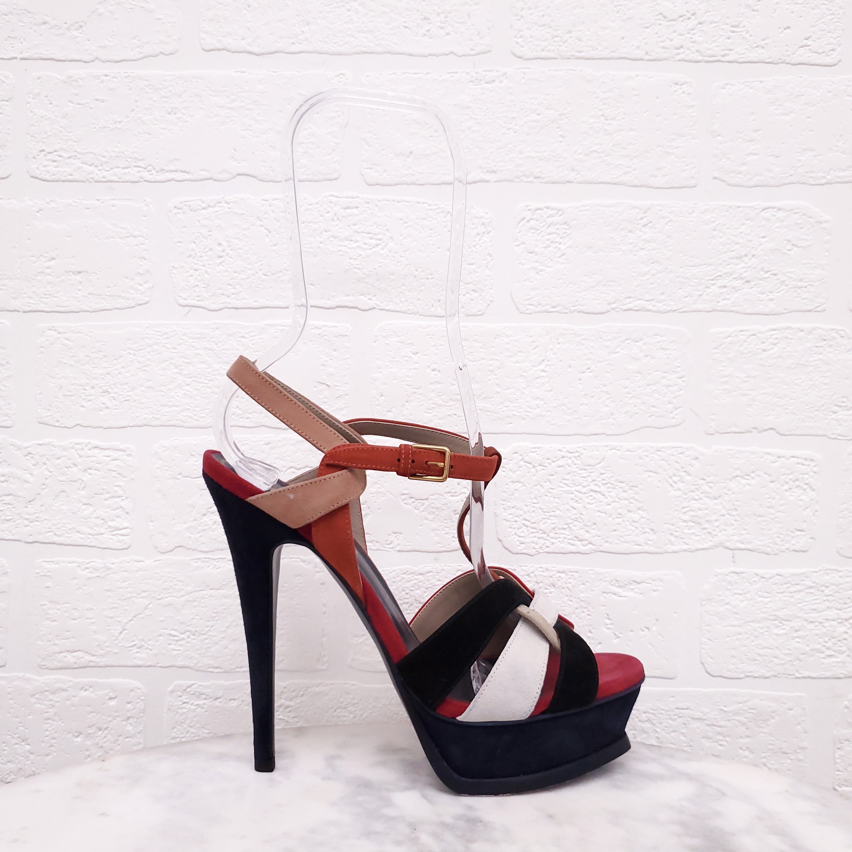 SAINT LAURENT MULTI-COLOUR TRIBUTES - SIZE 37.5