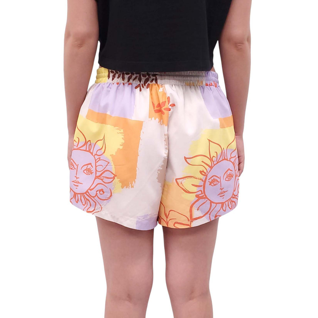 SEVEN WONDERS PATTERNED SHORTS - SIZE XL