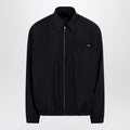 Prada Blue Blouson In Wool And Mohair Blend Men