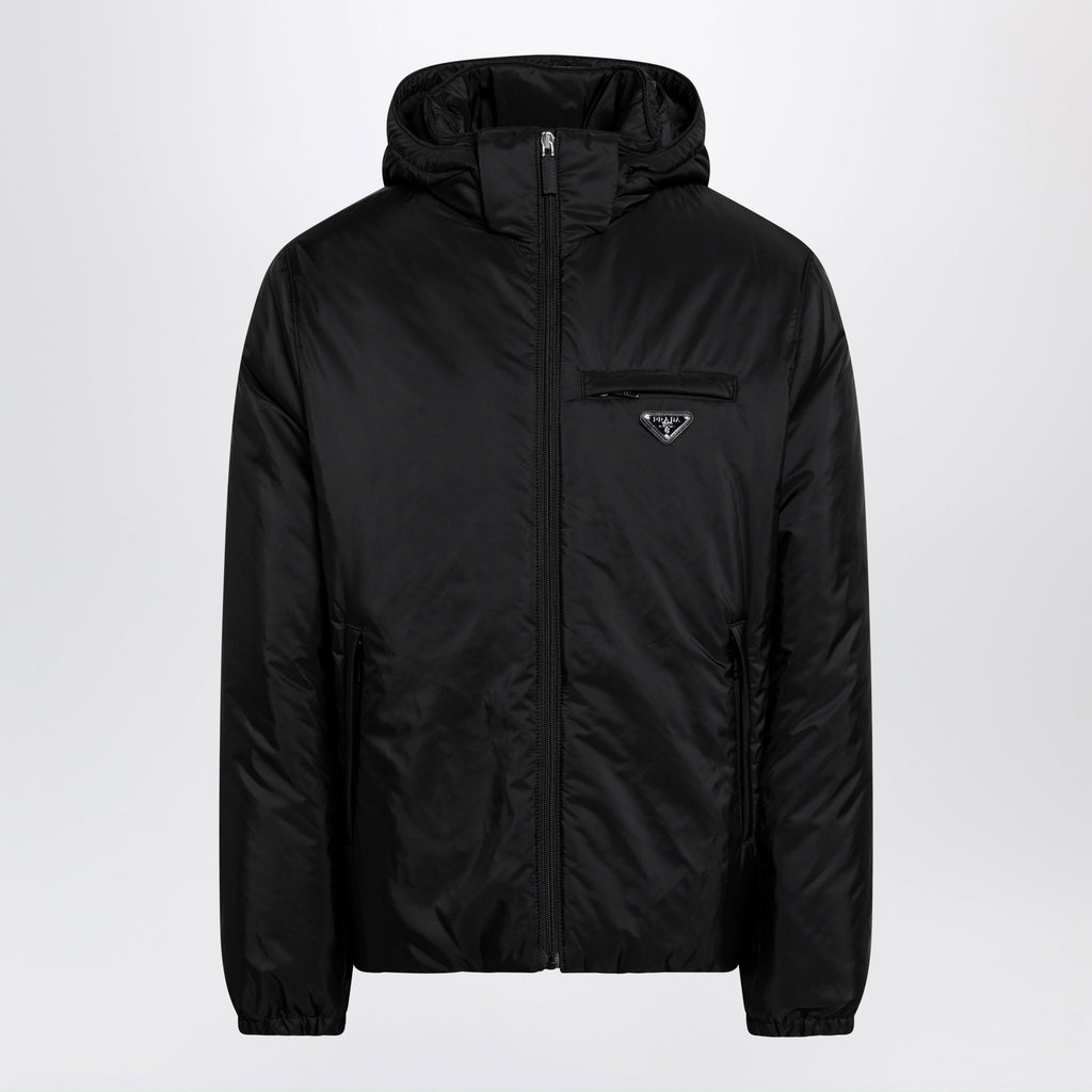 Prada Black Re-Nylon Down Jacket Men
