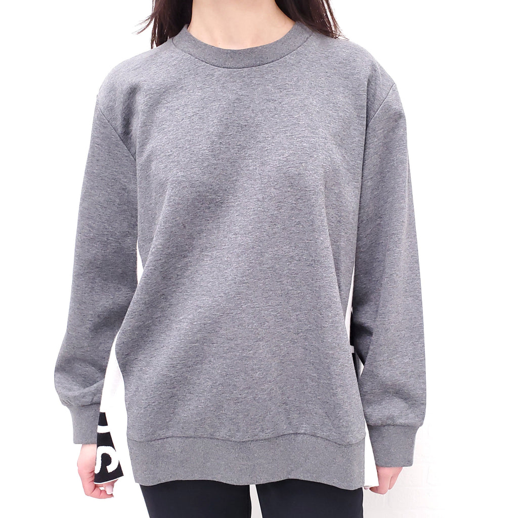 STELLA MCCARTNEY GREY LOGO SWEATSHIRT - SIZE 40