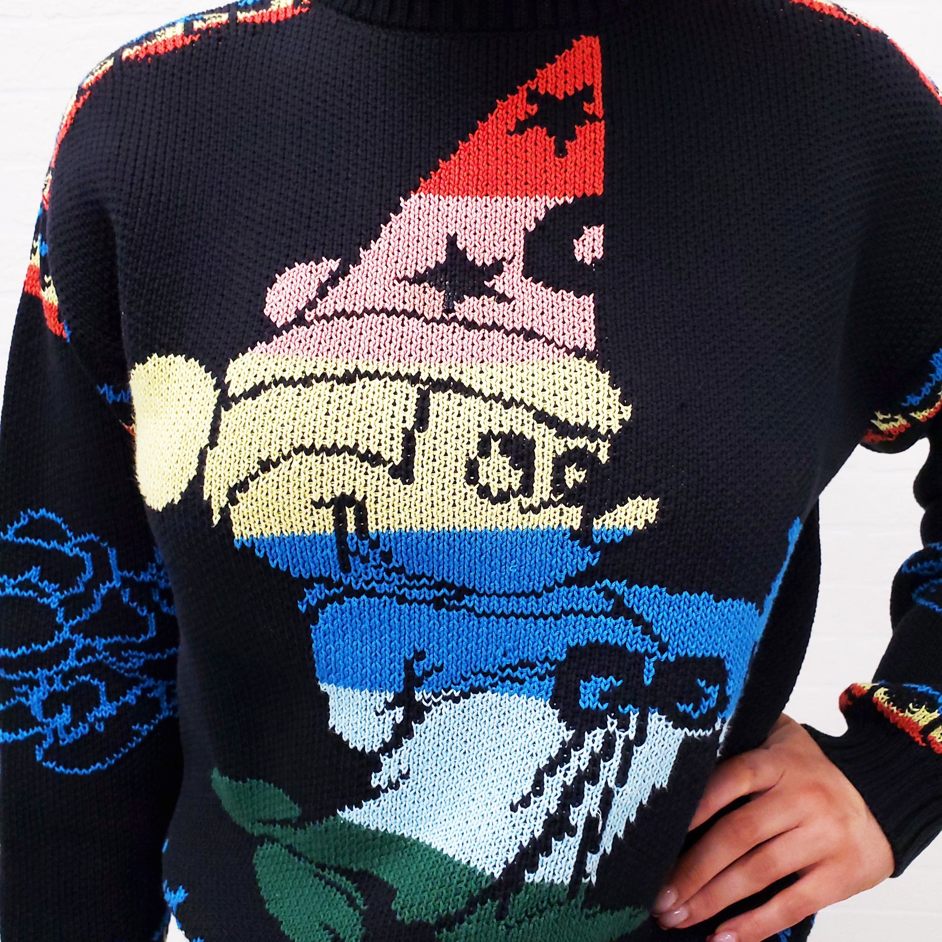 STELLA MCCARTNEY MICKEY MOUSE SWEATER - SIZE XXS (OVERSIZED)