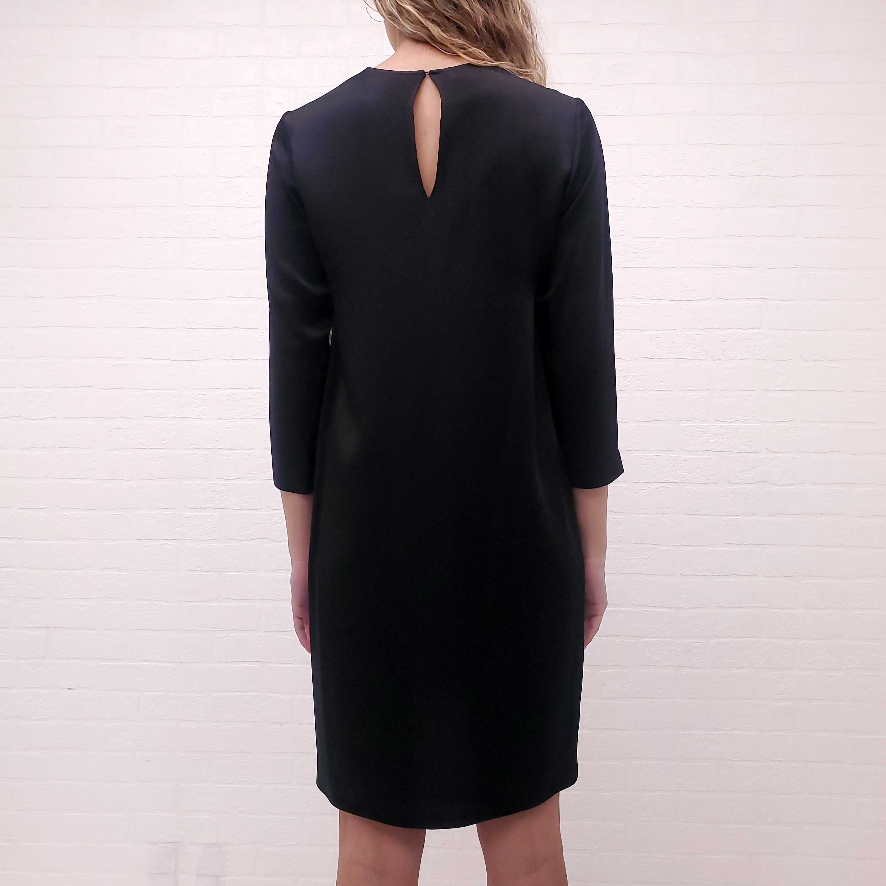 STELLA MCCARTNEY SILK PATTERNED DRESS - SIZE 40